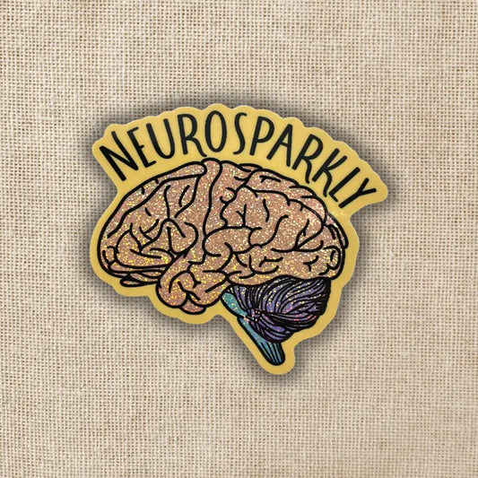 NEUROSPARKLY HOLOGRAPHIC STICKER