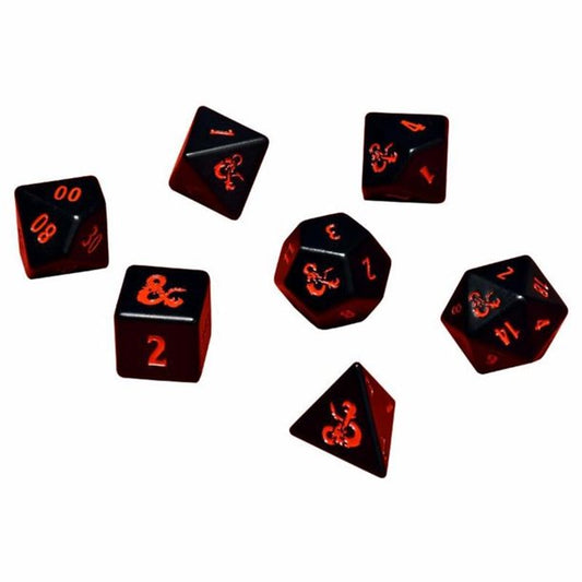 DUNGEONS & DRAGONS: DICE SET- HEAVY METAL