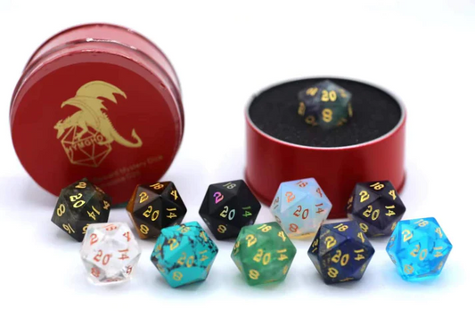 QUEST'S REWARD: GEMSTONE D20 MYSTERY DICE