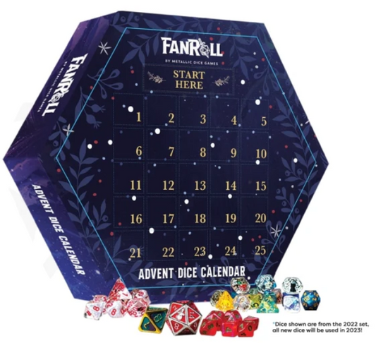 FANROLL ADVENT DICE CALENDAR